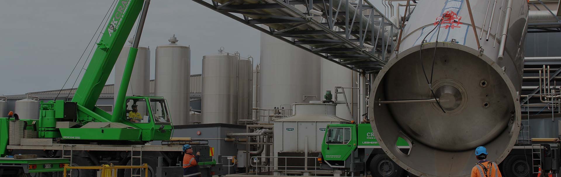 Christchurch, Canterbury, and Timaru Crane Hire and Transport A & K Cranes